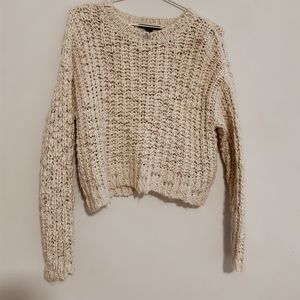 beige knit sweater